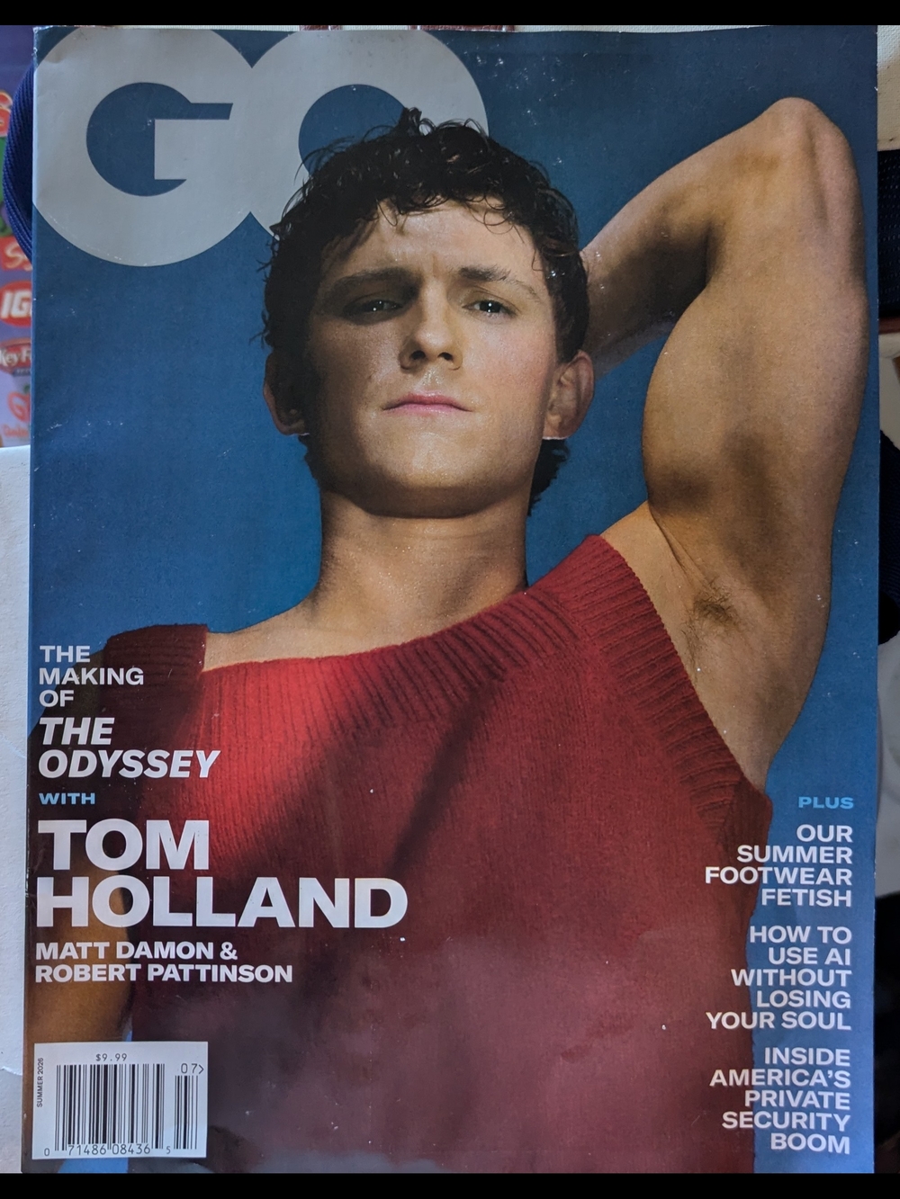 Summer 2026 GQ Magazine Featuring Tom Holland